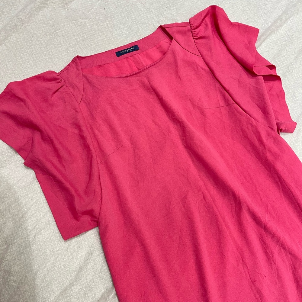 Pink dress with cute sleeves - Picture 7 of 7